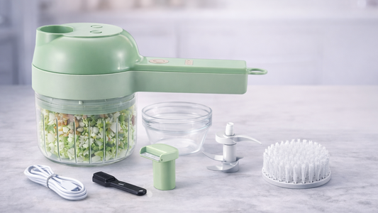 4 in 1 Portable Electric Vegetable Cutter Set