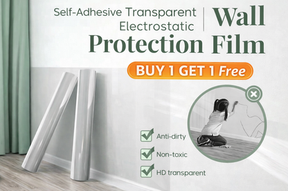 Self- Adhesive Transparent Electrostatic Wall Protection Film Buy 1 Get 1 Free